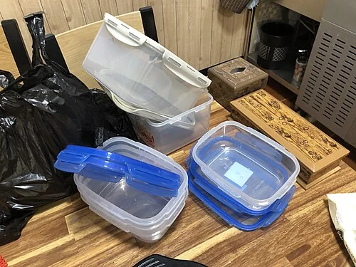 Plastic food containers in South Korea